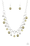 Fiercely Fancy  - Green Beaded Necklace Paparazzi Accessories