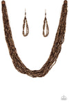 The Speed of Starlight - Copper Necklace - Paparazzi Accessories