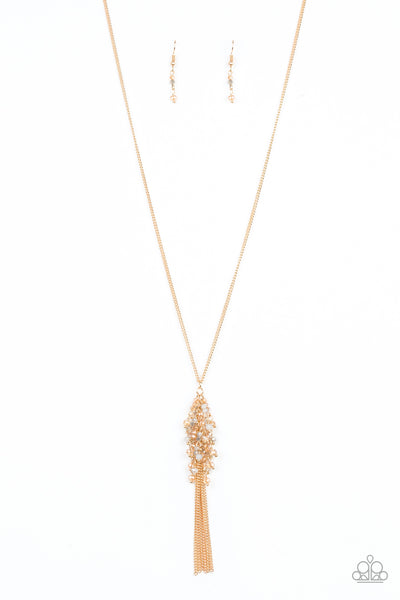 Twilight Twinkle - Multi Gold Chain Necklace - Paparazzi Accessories