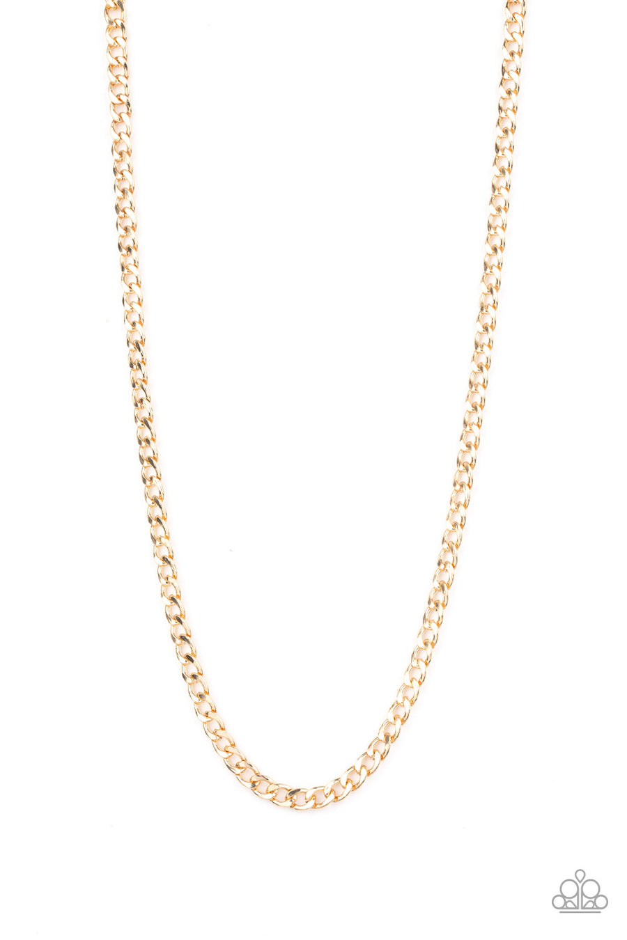 Delta  - Gold Urban Chain Necklace - Paparazzi Accessories