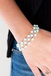 Stage Name - Blue Pearl Bracelet  - Paparazzi Accessories