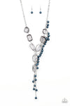 Prismatic Princess - Blue Necklace - Paparazzi Accessories