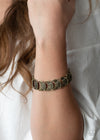 Moonlit Mesa - Brass  Bracelet - Paparrazi Accessories