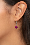 Seaside Solstice - Purple Teardrop Necklace- Paparrazi Accessories