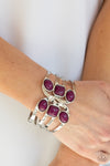 Mystified - Purple Cuff Bracelet- Paparrazi Accessories