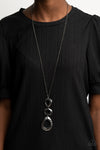 Gallery Artisan - Black Necklace - Paparrazi Accessories