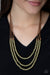 RING to Reason - Brass Ring Necklace- Paparrazi Accessories