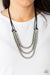 RING to Reason - Black Ring Necklace- Paparrazi Accessories