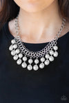 5th Avenue Fleek - White Pearl Necklace - Paparazzi Accessories