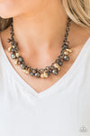 Building My Brand -Black Beaded Necklace- Paparazzi Accessories