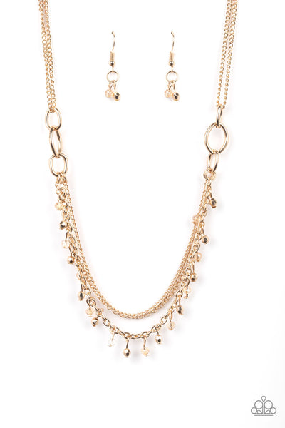 Financially Fabulous  - Gold Necklace- Paparazzi Accessories