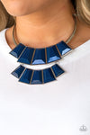 Lions, TIGRESS and Bears Necklace Blue Necklace - Paparazzi Accessories