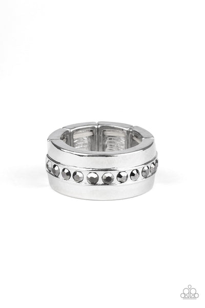 Reigning Champ - Mens Silver Ring - Paparazzi Accessories