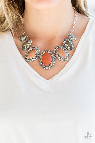 Sierra Serenity - Multi Stone Necklace - Paparazzi Accessories