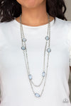 Back For More - Blue Gemstone Necklace - Paparazzi Accessories