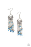 Daisy Daydream - Blue Chandelier Earrings  - Paparazzi Accessories