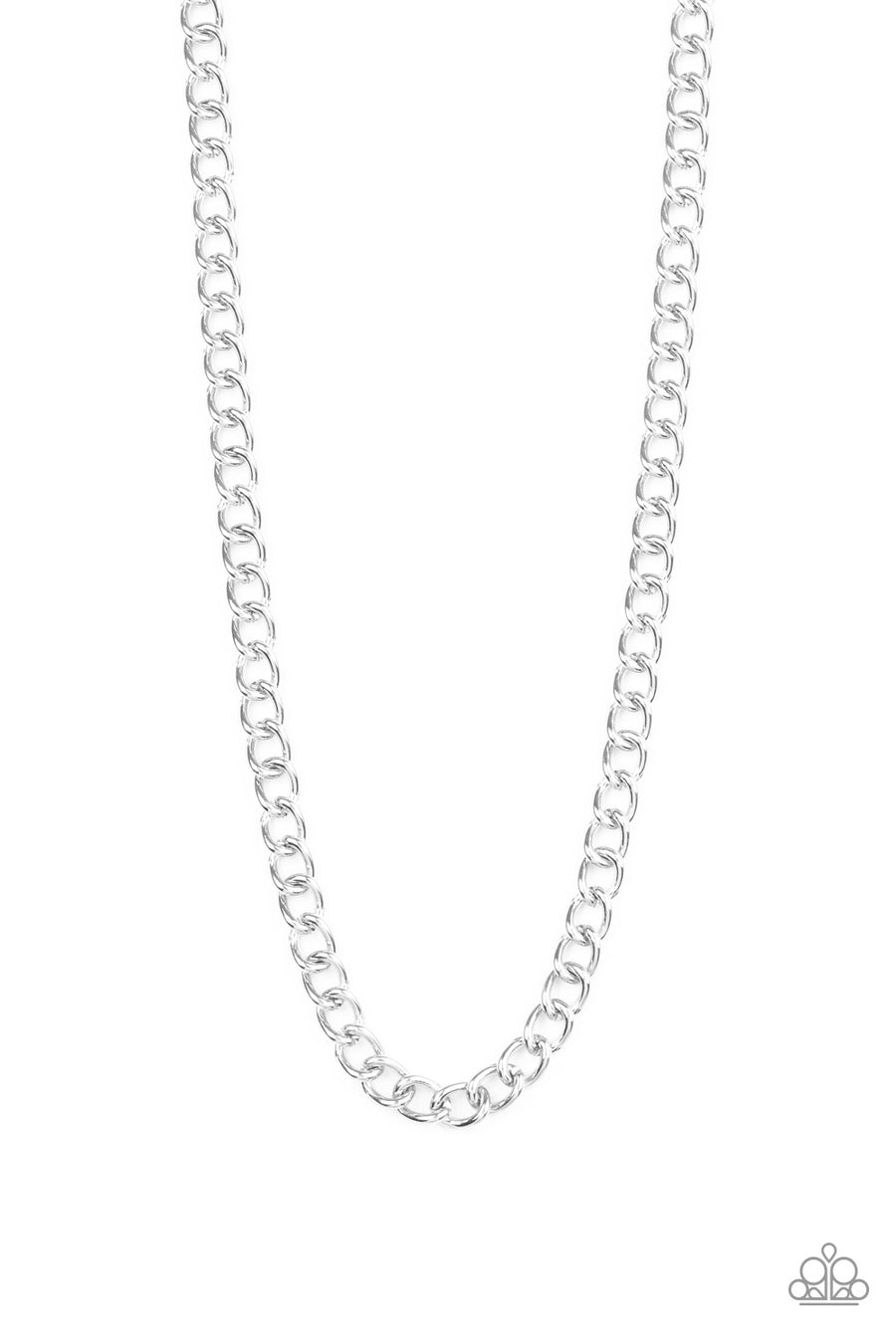 Full Court - Silver Chain Necklace - Paparazzi Accessories