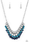 Run For The HEELS - Blue Pearl Necklace - Paparazzi Accessories