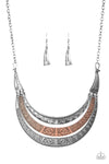Take All You Can Gather - Multi Half Moon Necklace - Paparazzi Accessories
