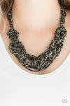 City Catwalk - Black Seed Bead Necklace - Paparazzi Accessories