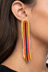 Let There BEAD Light - Multi Seed Bead Earrings  - Paparazzi Accessories