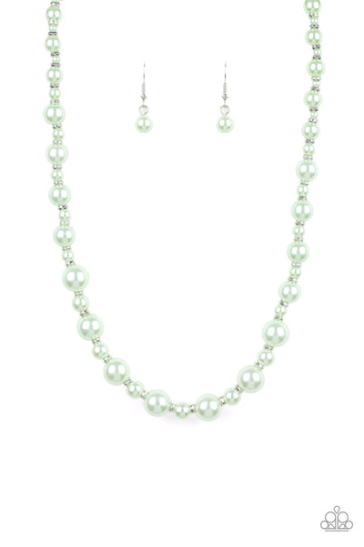 Pearl Heirloom - Green Pearl Necklace - Paparazzi Accessories