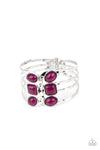 Mystified - Purple Cuff Bracelet- Paparrazi Accessories
