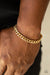 Rule Breaker- Gold Cable Chain Urban Bracelet- Paparazzi Accessories