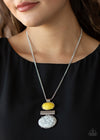 Finding Balance  - Yellow Bead Necklace- Paparazzi Accessories